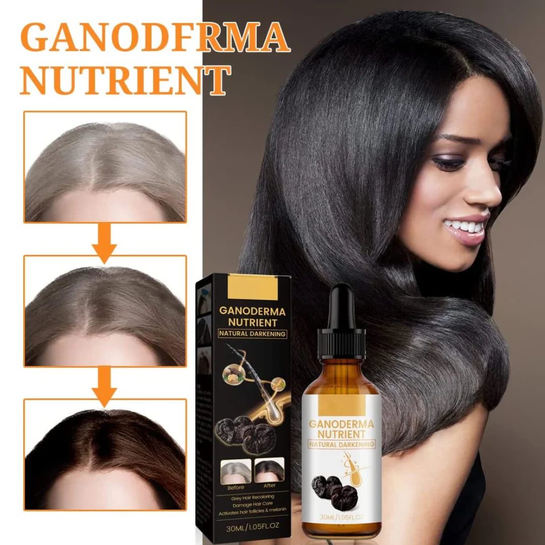 Serum Capilar de Ganoderma Nutrient Oscurecimiento Natural